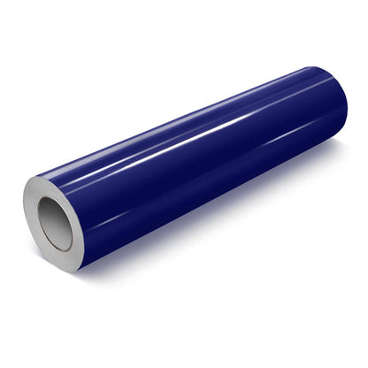 VViViD DECO65 Dark Blue Gloss Permanent Adhesive Craft Vinyl (12" x 20ft)