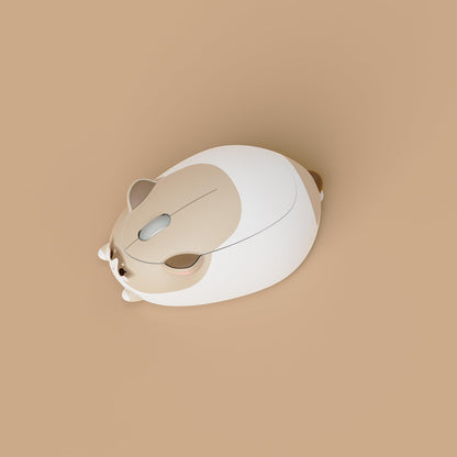 Akko Cat Theme Wireless Gaming Mouse, 2.4G GHz with a USB Receiver, Cute Optical Cordless Cartoon Mice for Computer/Laptop/Desktop/PC, Compatible with Mac/Win (Gray Mimo)
