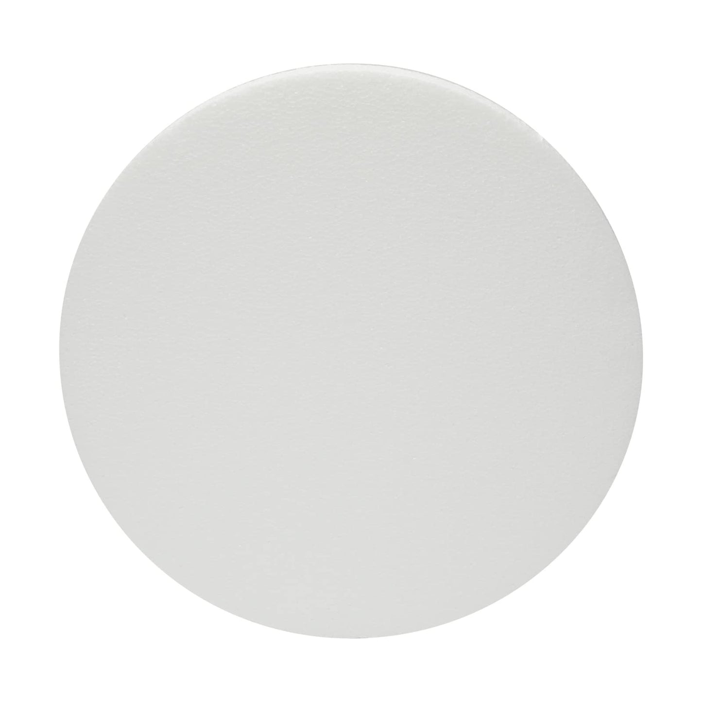 Juvale Thick Foam Discs - 12 x 12 x 1 In, White, 6-Pack - Circle Foam for Flowers Bouquet & DIY Craft Projects