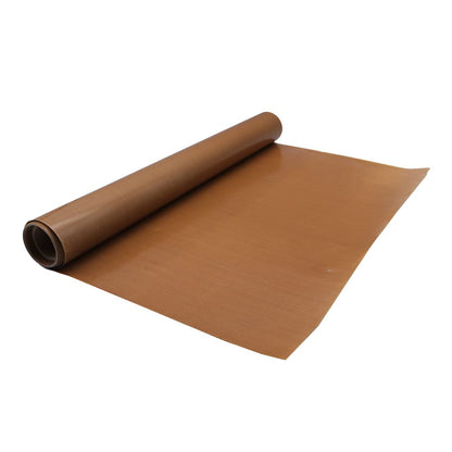 POVOKICI 39" x 5 Yard PTFE Sheet Roll 5 Mil Heat Press Cover Sheet Nonstick Fiberglass Fabric Sheet for Heat Press Transfer Reusable Heat Resistant Craft Mat