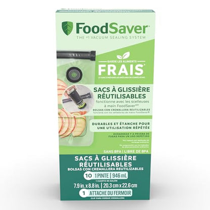 FoodSaver® Reusable Gallon Vacuum Zipper Bags