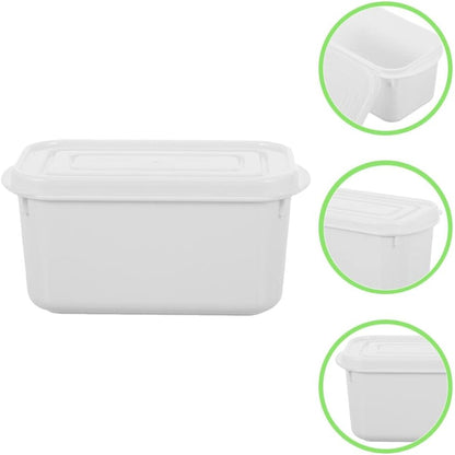 Mipcase Plastic Butter Dish with Lid, 700ml Cheese Storage Container for Kitchen.