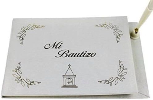 Mi Bautizo Theme Guest Book, Mi Bautizo Guest Book