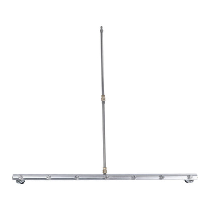 39.37inch Pressure Washer Cleaner, Power Pressure Washer Attachment, Stainless Steel Water Broom with 1/4inch Quick Connector, Surface Cleaner for Household and Business Use (for Undercarriage