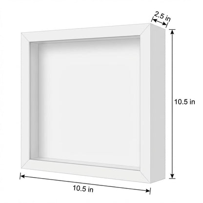 AHFYDX DIY Mini Frames Silhouette Box, Shadow Box Frame with 6 DIY Frames，2 Lights and 4 Dolls, Customizable Design, Warm Style, Sentimental Gift for Family and Couples（White-Acrylic Front pane）