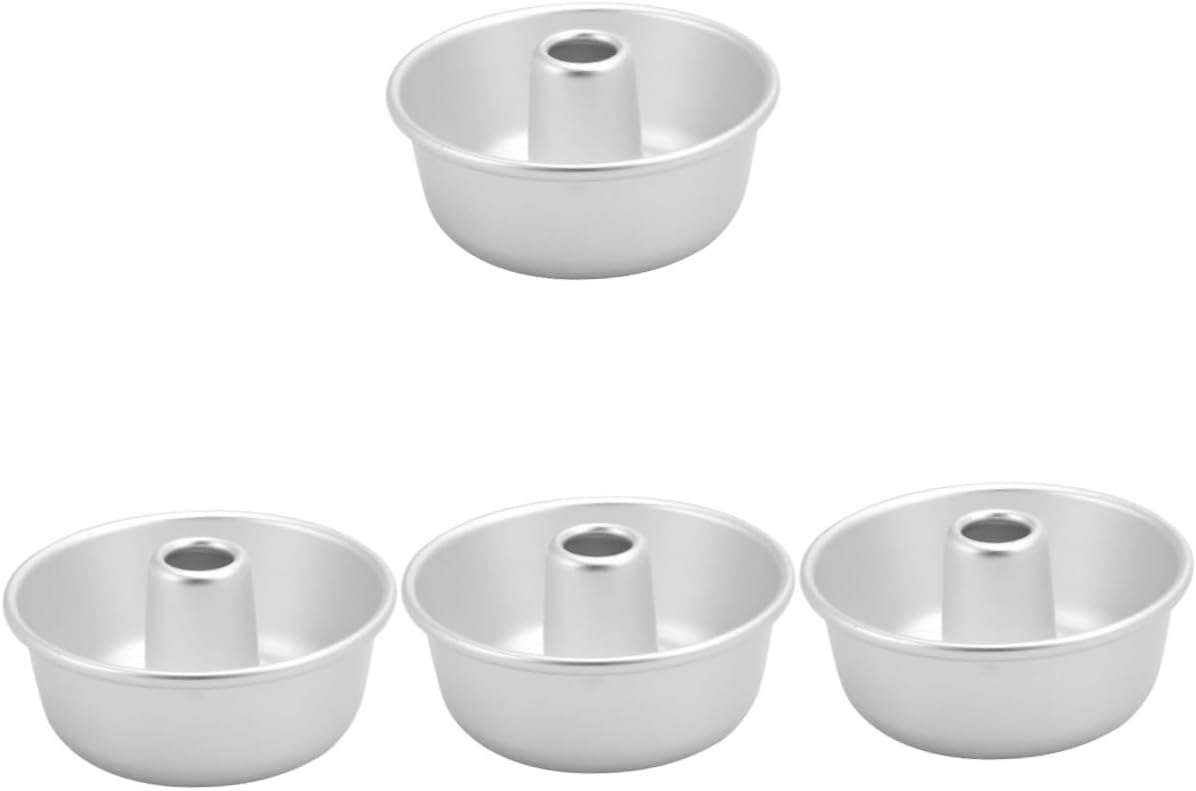 4pcs Donut Pan for Baking, Aluminum Alloy Donut Mold Cake Pan, Baking Tools for Muffins, Cupcakes