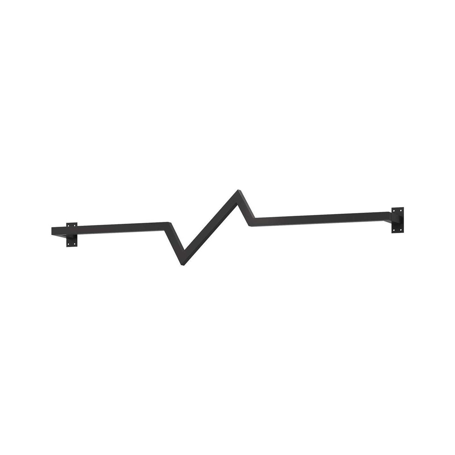 Heavy Wall-Mounted Metal Garment Rack, Commercial Clothing Display Stand for Retail, Boutique, Laundry & Home, Clothes Hanger Rod