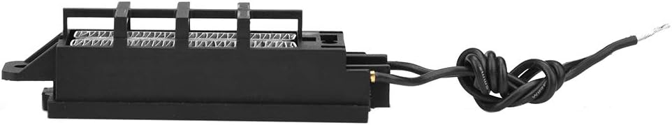 12V 50W PTC Ceramic Air Heater, Automatic Constant Temperature Electric Heater with Bracket