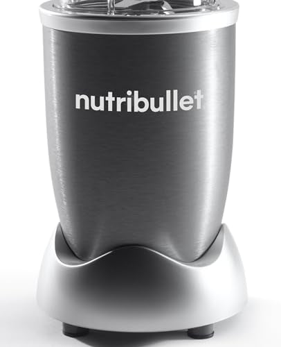 nutribullet Personal Blender, Shakes, Smoothies, Food Prep, and Frozen Blending, 24 Ounces, 600 Watt, Gray, NBR-0601WM