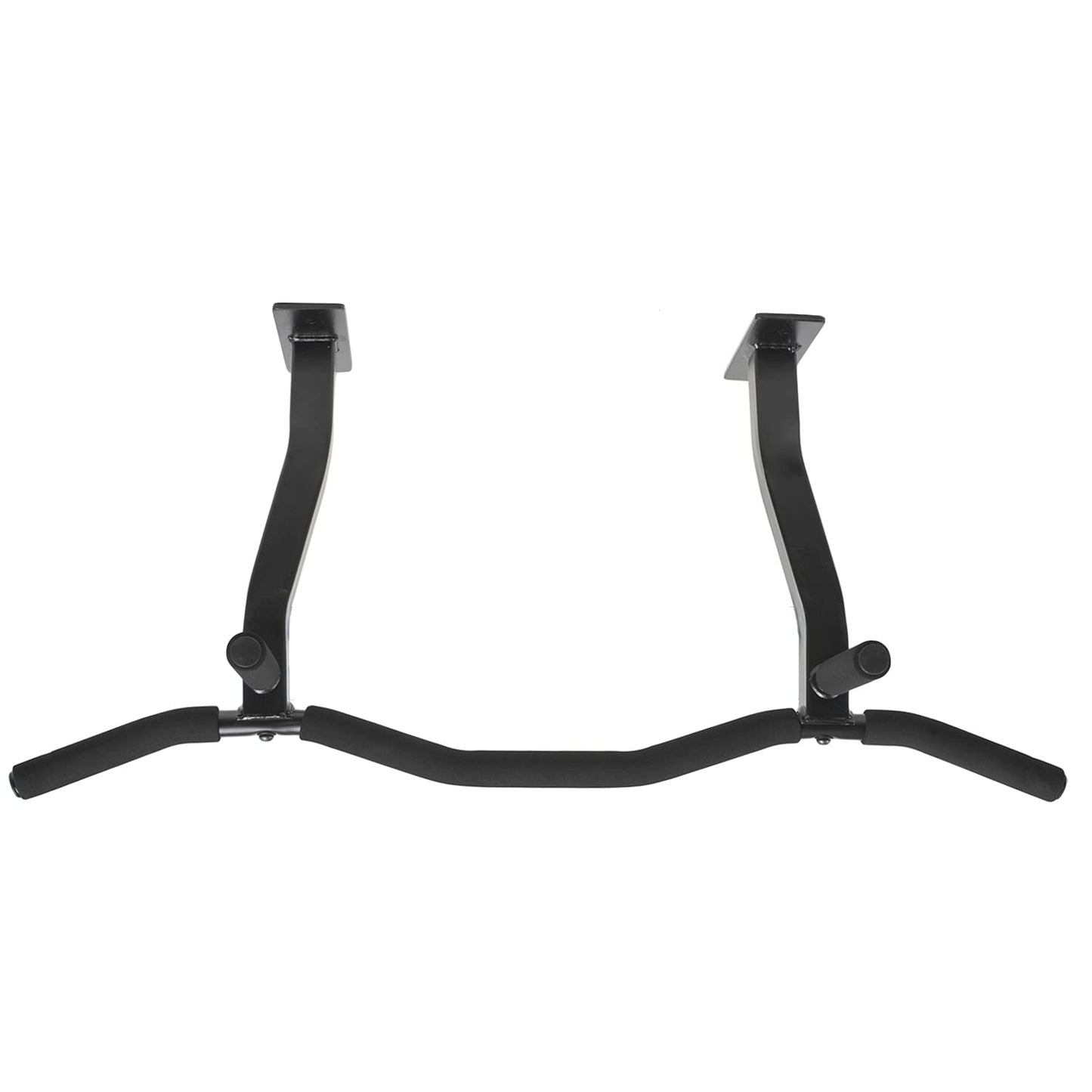 Ceiling Mount Pull Up Bar with Reversible Risers for 16 and 24 Inch Joists with Optimum Grip Spacing by Ultimate Body Press