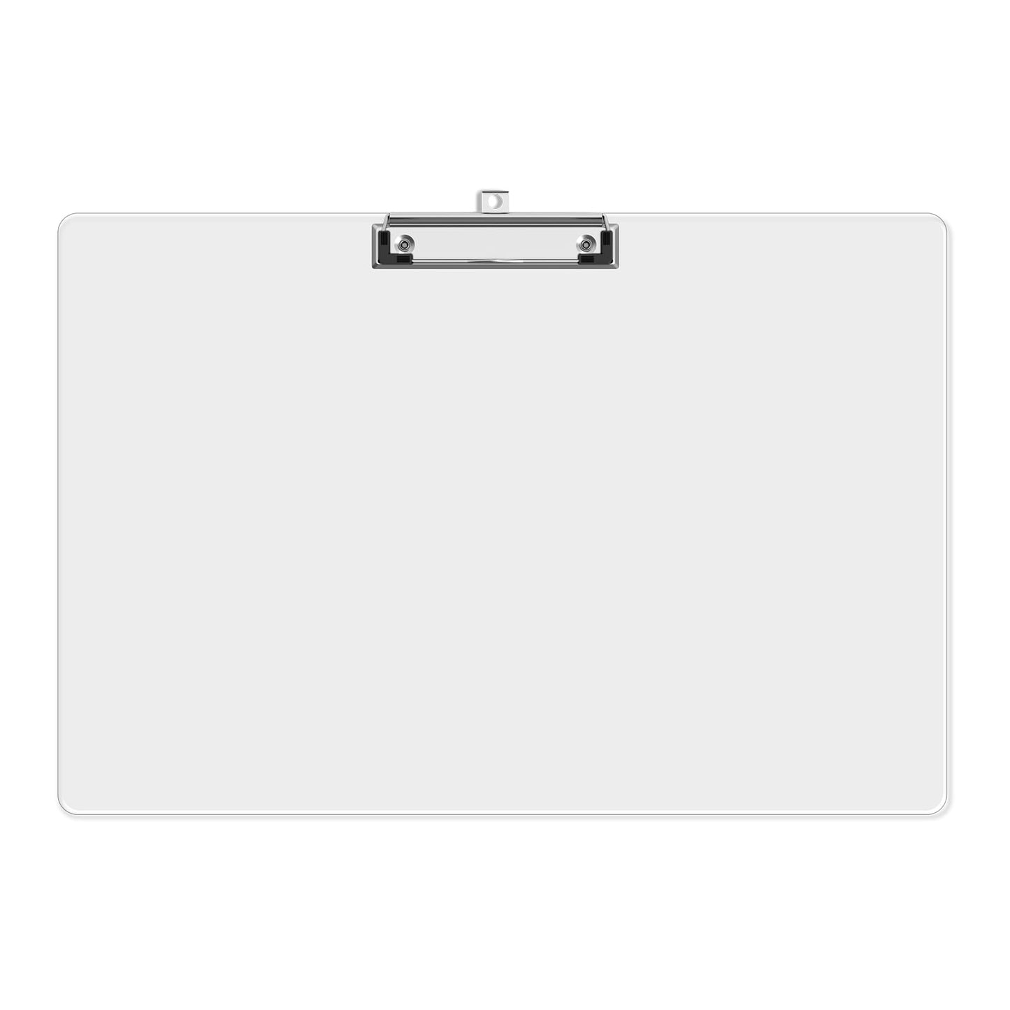 Juvealoe Extra Large Clipboard, 11 x 17 Clear Plastic Drawing Boards, Horizontal Clip Board, Landscape Layout, Suitable for Sketching, Watercolor. Drafting & Art Supply