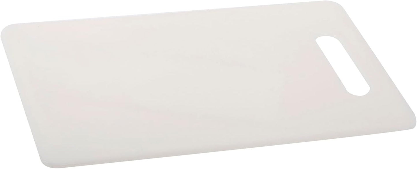 Luciano Plastic Cutting Board - 13.6 x 9.8 Inches, White
