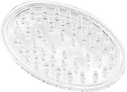 Counter, 0.75 3.25 4.75 iDesign Plastic Soap Saver, Holder Tray for Bathroom Shower, Kitchen, in. x in. x in., Clear