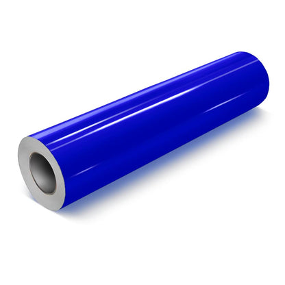 VViViD Brilliant Blue Gloss DECO65 Permanent Adhesive Craft Vinyl for Cricut, Silhouette & Cameo (11.8" x 20ft Large Roll)
