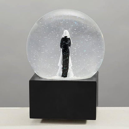Personalization Universe Personalized Wedding Couple Musical Snow Globe - Engraved Names & Message, Plays Wedding March