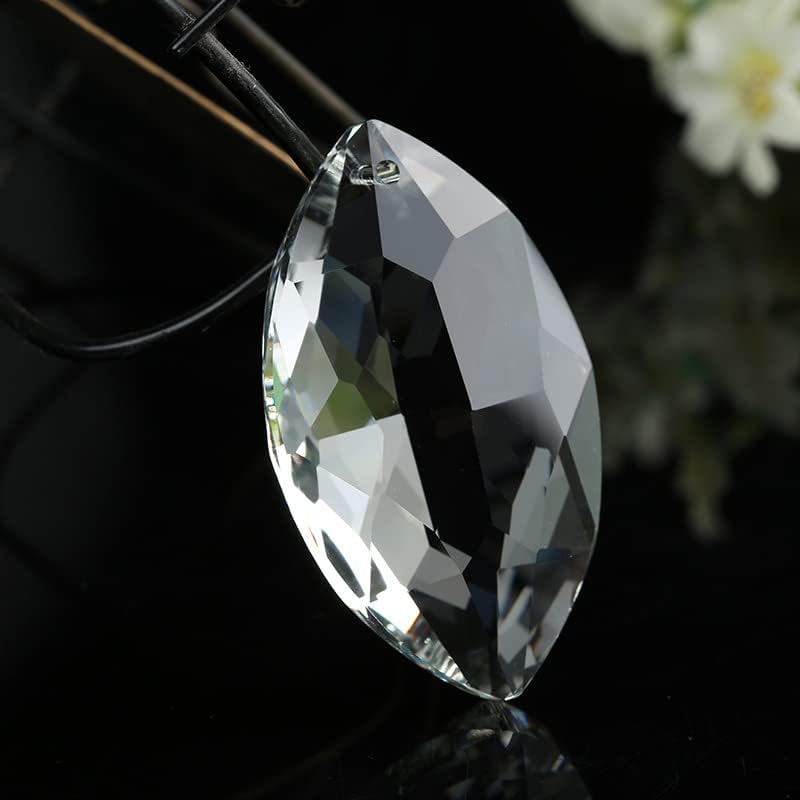 10pcs 1.5"/38mm LoveUnited Crystal Pendants Crystal Suncatcher - Hanging Crystals Prisms for Windows, FengShui, Hanging