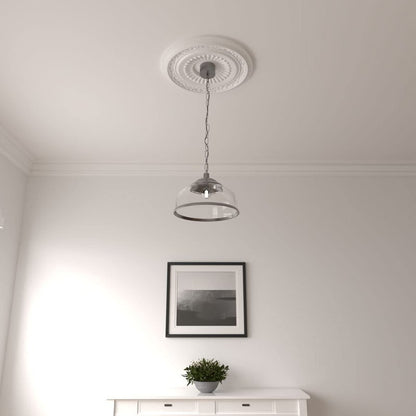 Ekena Millwork CM20LN 20 5/8-Inch OD x 6 1/4-Inch ID x 1 3/8-Inch P Lauren Ceiling Medallion