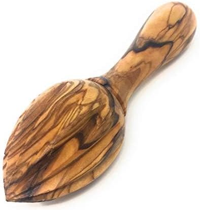 AramediA Olive Wood Lemon Juicer - Handmade Hand Held Reamer for Lemons, Limes, Citrus, Great Summer Gift