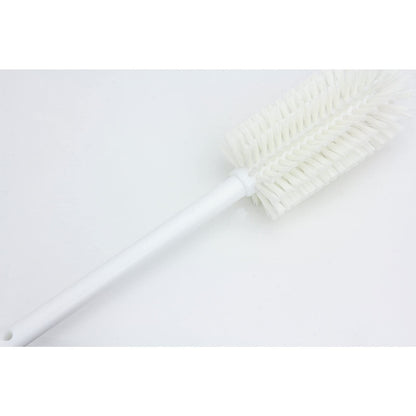 SPARTA Large Water Bottle Brush Ideal for Wide-Mouth Jars, Bottles and Tumblers, Dishwashing Tool with Handle for Home and Commercial Kitchens, Plastic, 16 Inches, White