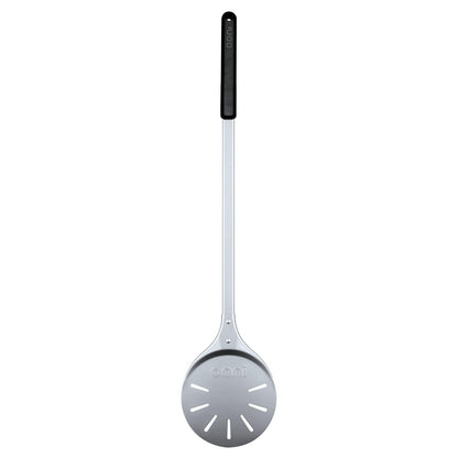 ooni Pizza Turning Peel - 7 Inch Aluminum Perforated Pizza Peel, Lightweight Metal Pizza Turner with Long Handle, Pizza Tools, Pizza Oven Accessories