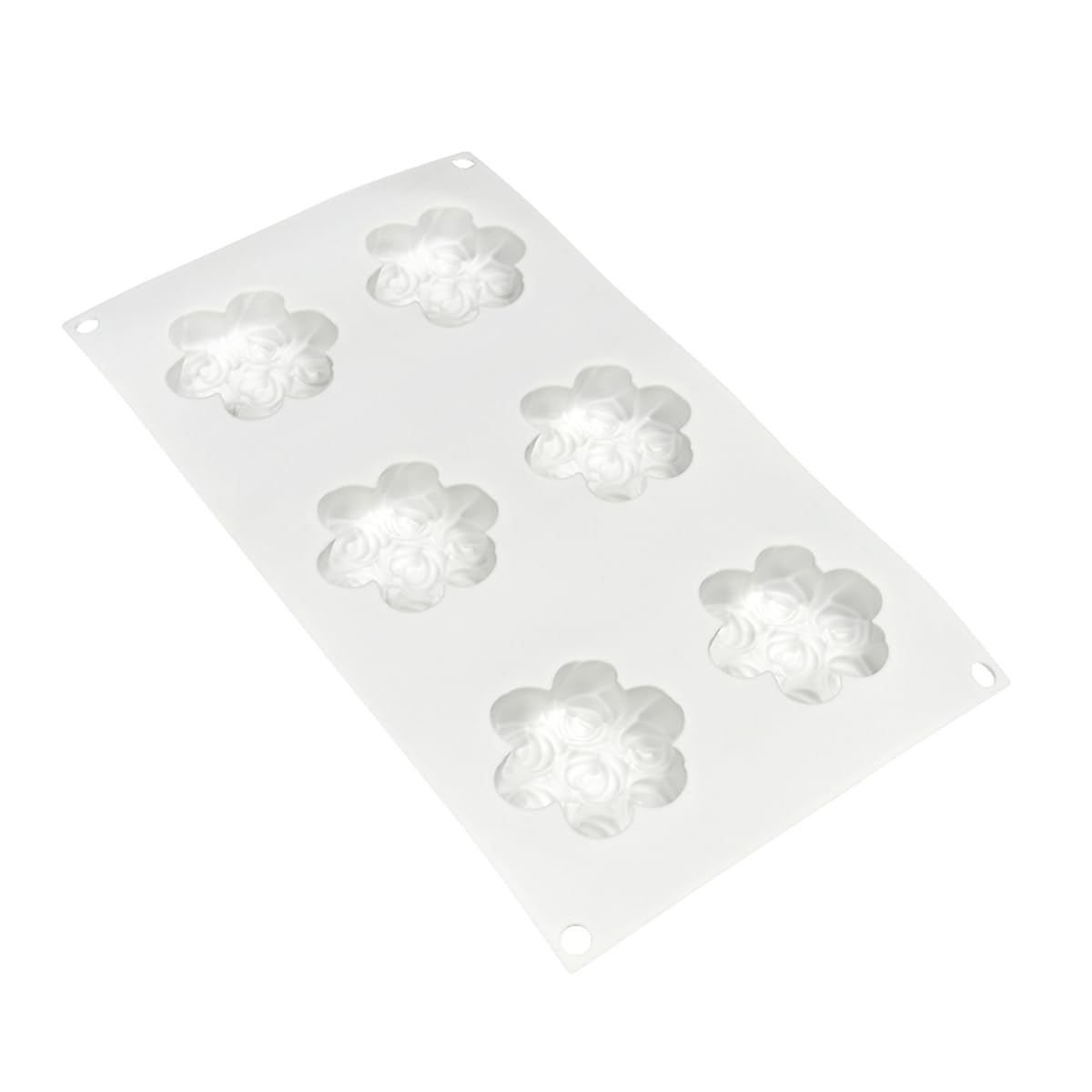 mostsom 3D Hamster Shape Silicone Mold Cake Baking Molds for Dessert Cake Mousse Heart Shape Molds for Making Handmade Soap Making Chocolate Mould (C_ Flower Rose)