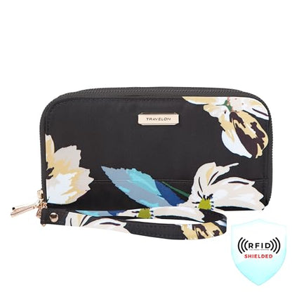 Travelon RFID Blocking Double Zip Wallet