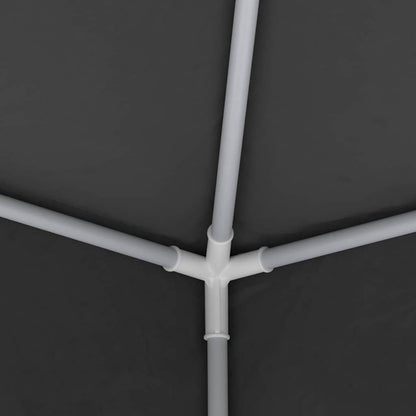 Xhnifbn 4x6 ft Party Tent Anthracite Steel Frame Shelter, UV & Water Resistant Outdoor Canopy for Backyard, Garden, Patio Weddings and Events, Easy Setup Gazebo Style for Small Gatherings