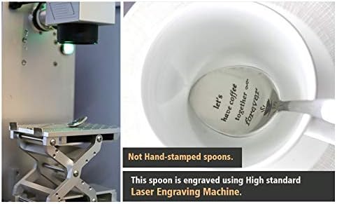 Gift for Wife | 7 Inch Hello Honey Engraved Spoon for Women, Valentine's, Engagement, Christmas Gift