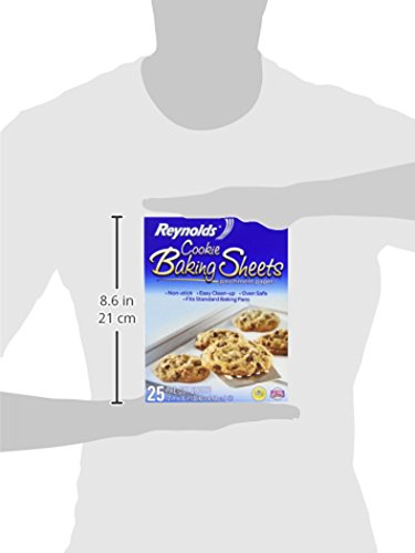 Reynolds Kitchens Air Fryer Liners Disposable, Unbleached Parchment Paper Sheets, 50 Count
