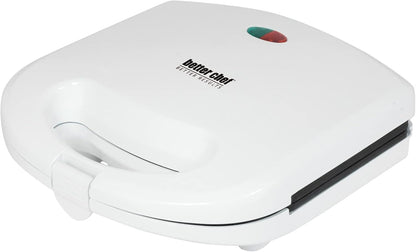 Better Chef Basic Contact Grill, Non-Stick, Panini Style, 8-Inch Width, Cord & Upright Storage (White)