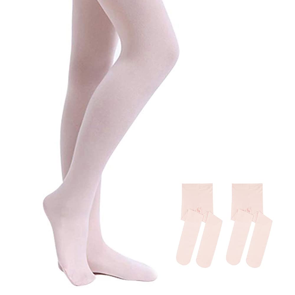 Stelle Girls' Ultra Soft Pro Dance Tight/Ballet Footed Tight(Toddler/Little Kid/Big Kid),2BP,XXS