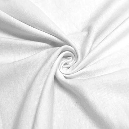American Baby Company 2 Pack 100% Natural Cotton Fitted Pack and Play Sheets 39" x 27" - Soft & Breathable Pack N Play Sheets for Playard & Mini Crib Mattress, White, for Boys & Girls