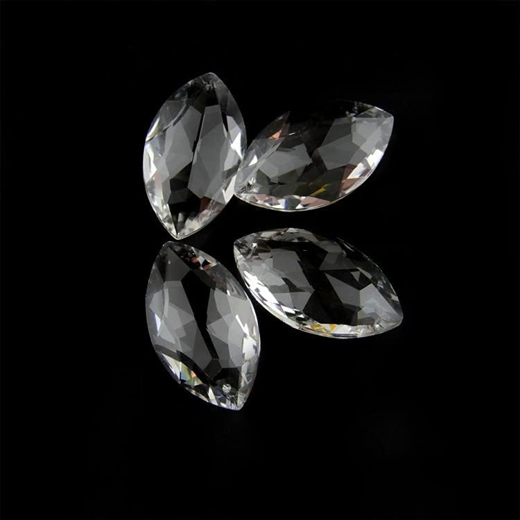 10pcs 1.5"/38mm LoveUnited Crystal Pendants Crystal Suncatcher - Hanging Crystals Prisms for Windows, FengShui, Hanging