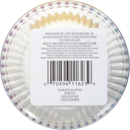 Wilton Baking Cups, Rainbow Assorted, 150 Count