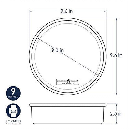 Nordic Ware Naturals Round Cake Pan, 9-Inch