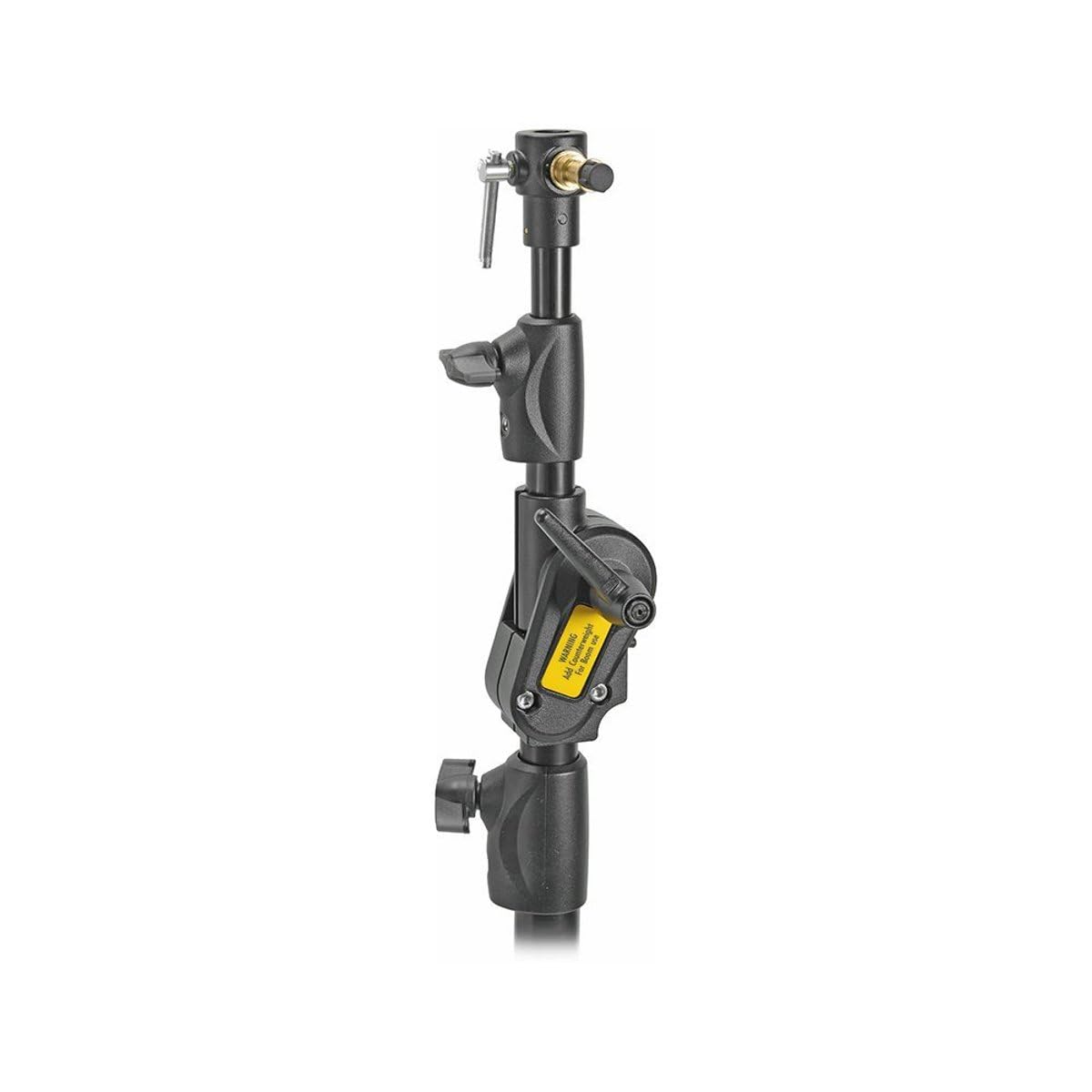 Manfrotto Boom Stand 420 (Black Anodized), 3-Sections, Convertible to Double Extension Boom and Stand (#3398B)