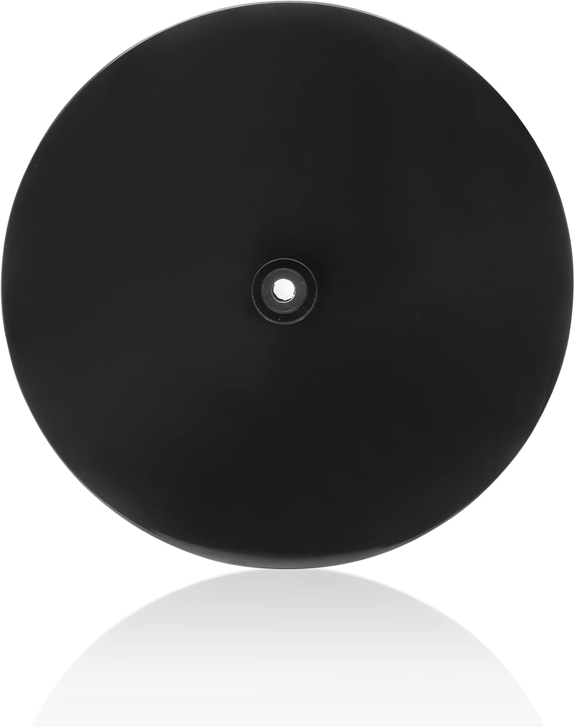 Jersvimc 8 Inch Jersvims Acrylic Turntable Platter, Black Turntable Organizer Round Rotating Plate for Kitchen Pantry