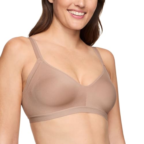Warners Women's Blissful Benefits Underarm-smoothing With Seamless Stretch Wireless Lightly Lined Comfort Bra