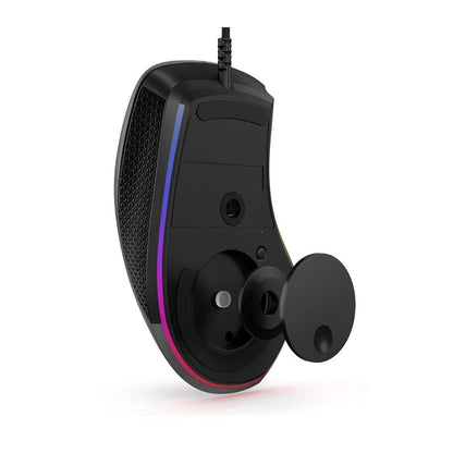 Lenovo Legion M410 Wireless RGB Gaming Mouse – 6 Button Palm Grip Mouse with 16,000 DPI, 53 Hour Rechargeable Battery, 2-Zone RGB Lighting, NVIDIA Reflex Compatible