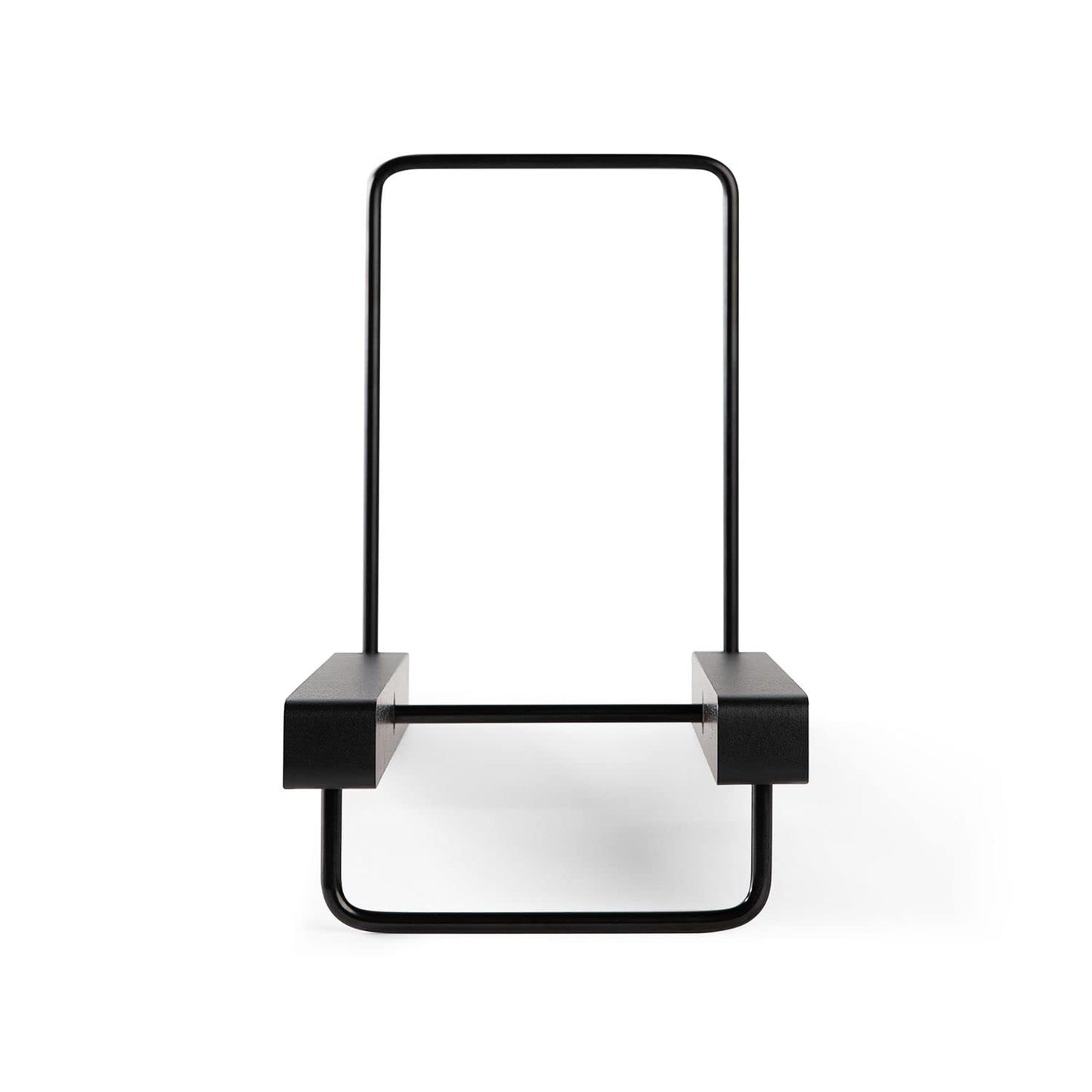 Victrola The Stand – Tabletop Vinyl Record Holder & Organizer - Holds 25+ Records, Smart Black Metal Accents, Easy No-Tool Assembly, Stylish Display for LPs (Espresso)