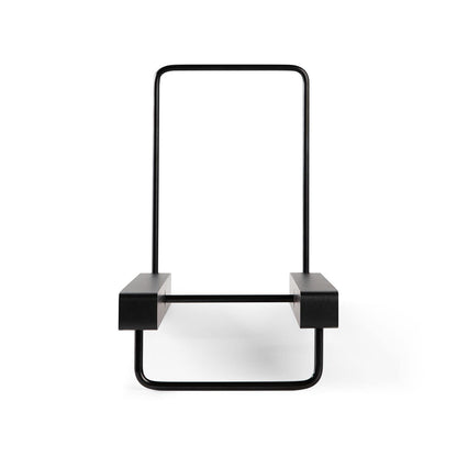 Victrola The Stand – Tabletop Vinyl Record Holder & Organizer - Holds 25+ Records, Smart Black Metal Accents, Easy No-Tool Assembly, Stylish Display for LPs (Espresso)