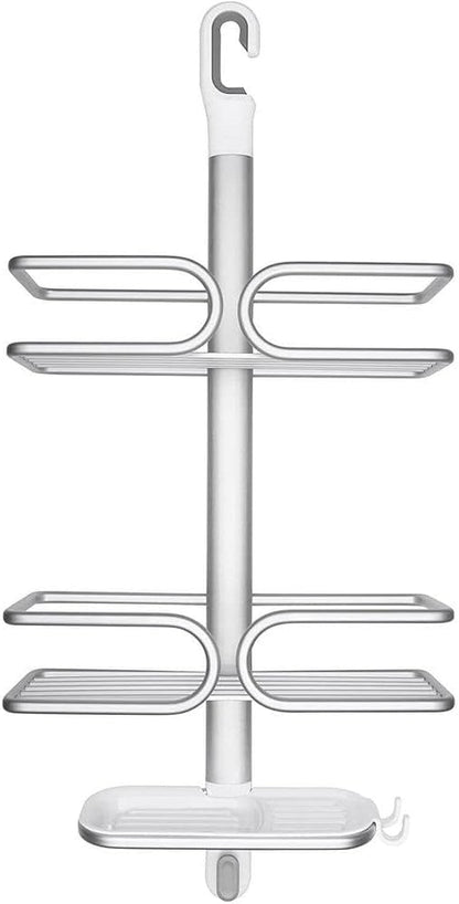 OXO Good Grips Shower Caddy - 3-Tier Aluminum Design for Organized Bathroom Storage