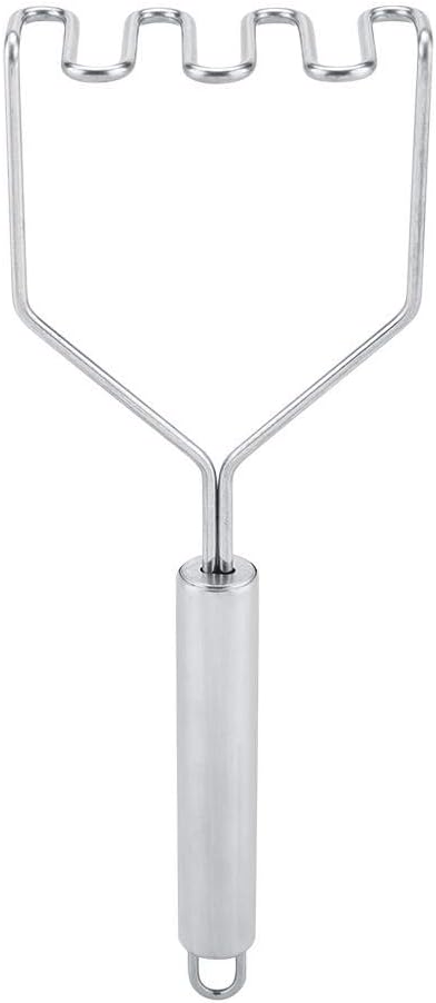 FTVOGUE Stainless Steel Potato Masher, Vegetable Mud Crusher, Kitchen Gadgets for Potato Puree