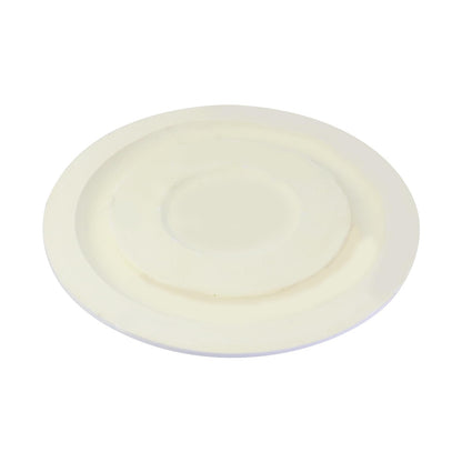 Wealrit White Decorative Ceiling Medallion Round Ceiling Light Medallion for Light Fixtures and Ceiling Fans 12" OD