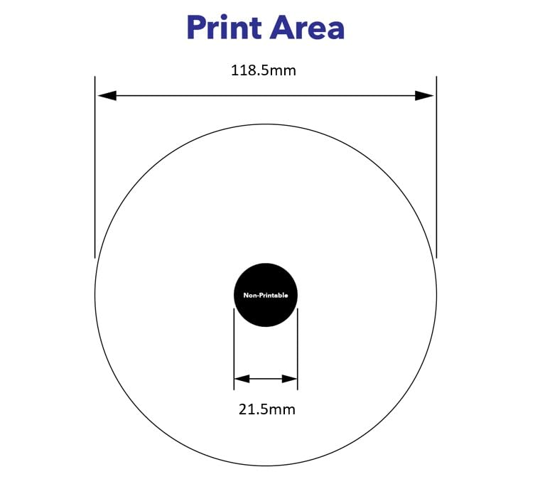 Verbatim BD-R 25GB 16X Blu-ray Recordable Media Disc DataLifePlus White Inkjet Hub Printable - 50pk Spindle - 97339