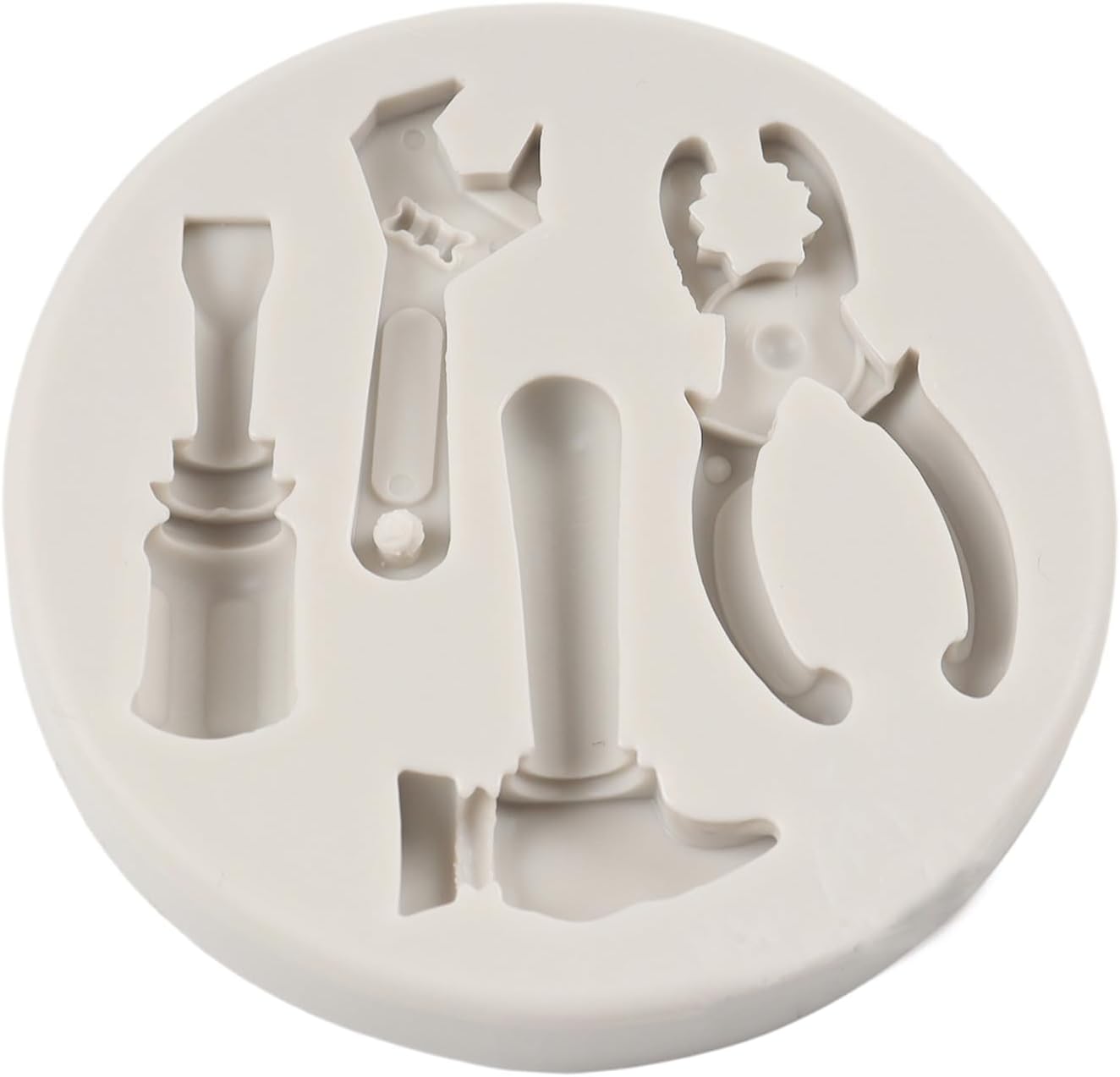 Hand Tools Silicone Mold, Construction Tools Chocolate Fondant Molds for Cake Decoration and Crafts