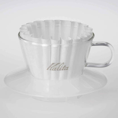 Kalita Glass Dripper WDG-155 05066, Clear Design