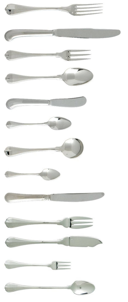 Fortessa San Marco 18/10 Stainless Steel Flatware Salad/Dessert Fork, Set of 12