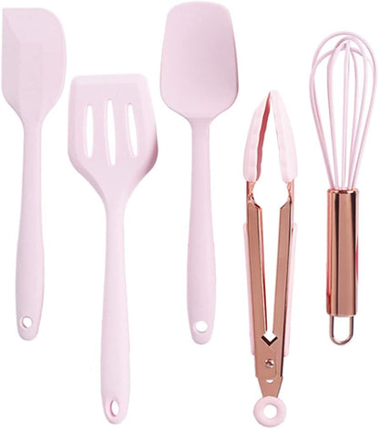Children's Baking Tools, Kids Silicone Baking Tool, Kids Spatulas, Pastry Scraper, Non-stick Cutlery Set