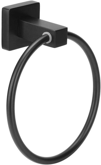 Towel Simple Wall Mounted Kitchen Bathroom Round Towel Rack Holder, Space Saver Hardware